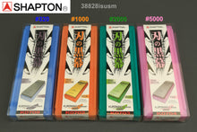 Load image into Gallery viewer, Shapton Professional Ceramic Whetstones #320 + #1000 + #2000 + #5000