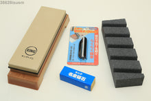 Load image into Gallery viewer, KING 1000/6000 + Clip + Nagura + Flattening Stone
