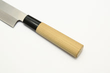 Load image into Gallery viewer, SAKAI YOSHITAKA 95mm 3 3/4 inch White-2 Kawamuki/Mentori Japanese Peeling Knife Optional Saya