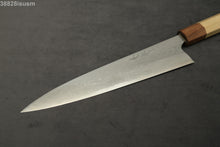 Load image into Gallery viewer, Naoki Mazaki Hon Sanmai Blue2 Damascus Gyuto 240mm with Kiri Box
