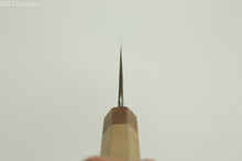 Load image into Gallery viewer, Naoki Mazaki Hon Sanmai Blue2 Damascus Santoku 180mm with Kiri Box