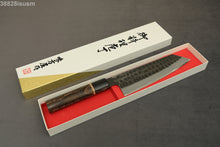 Load image into Gallery viewer, Mutsumi Hinoura White2 Kurouchi Hammered Bunka 180mm