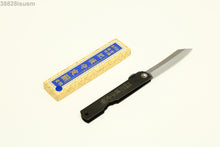 Load image into Gallery viewer, Higonokami 75mm // 90mm Blue-2 Japanese Folding Pocket Knife
