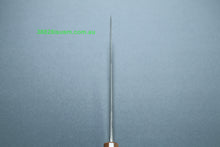 Load image into Gallery viewer, Mutsumi Hinoura White2 Kurouchi Hammered Gyuto 210mm with Saya MH-A