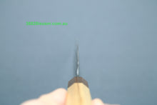 Load image into Gallery viewer, Mutsumi Hinoura White2 Kurouchi Hammered Gyuto 240mm with Saya MH-F