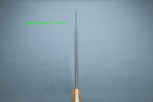 Load image into Gallery viewer, Mutsumi Hinoura White2 Kurouchi Hammered Gyuto 240mm with Saya MH-F