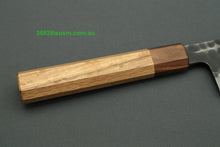 Load image into Gallery viewer, Mutsumi Hinoura White2 Kurouchi Hammered Gyuto 240mm with Saya MH-D