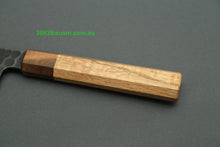 Load image into Gallery viewer, Mutsumi Hinoura White2 Kurouchi Hammered Gyuto 240mm with Saya MH-D