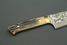 Load image into Gallery viewer, Takeshi Saji 31-Layer VG10 Nickel Damascus 270mm Gyuto Stag Handle with Saya TS-1