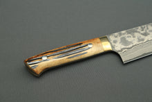 Load image into Gallery viewer, Takeshi Saji 31-Layer VG10 Nickel Damascus 270mm Gyuto Stag Handle with Saya TS-2