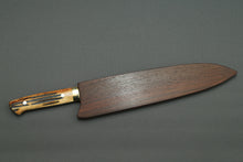 Load image into Gallery viewer, Takeshi Saji 31-Layer VG10 Nickel Damascus 270mm Gyuto Stag Handle with Saya TS-2